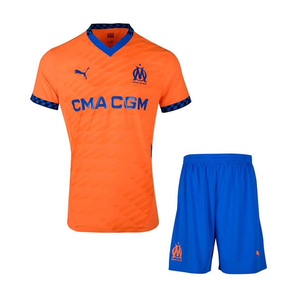 Camiseta Marsella Replica Tercera Ropa Niño 2024/25